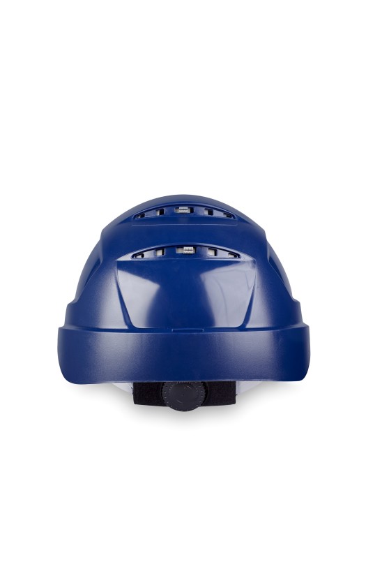 Каска защитная uvex «Феос» с&amp;nbsp;храповиком и&amp;nbsp;текстильным оголовьем (9772530) синяя