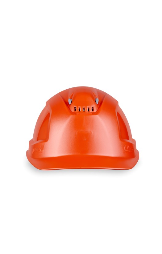 Каска Uvex Феос B-WR, PE,(9772230) с текстильным оголовьем, храповик, цв. оранжевый