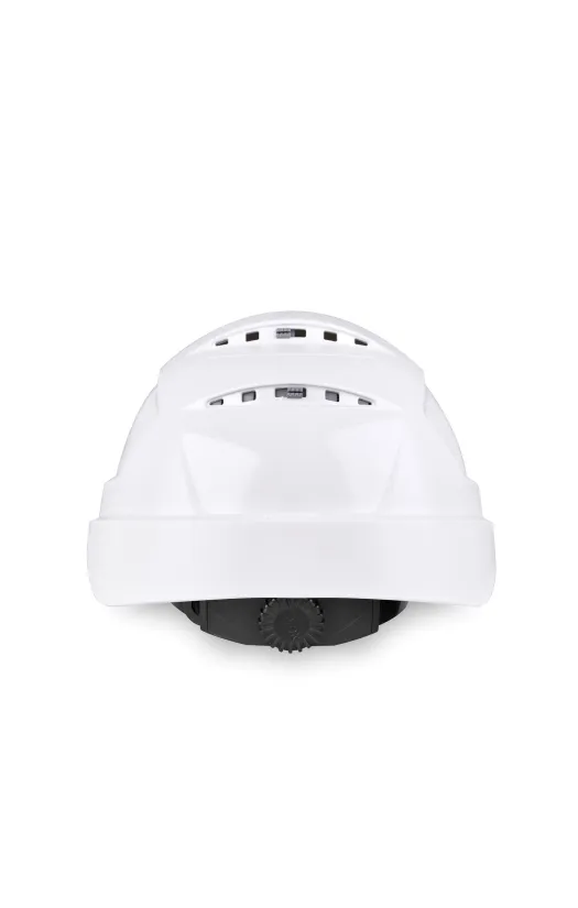 Каска Uvex "Феос IES" (9772040) с текстильным оголовьем, храповик, цв.белый, крепление для очков Феос