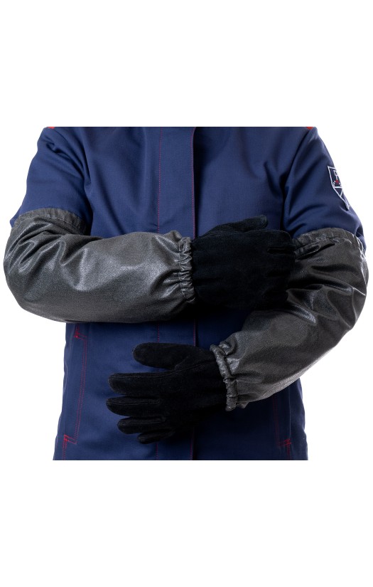 Нарукавники сварщика «Приор» для защиты от искр, брызг расплавленного металла