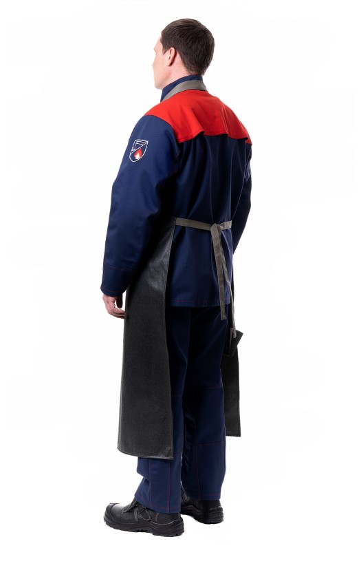 Фартук сварщика «Приор» для защиты от искр, брызг расплавленного металла