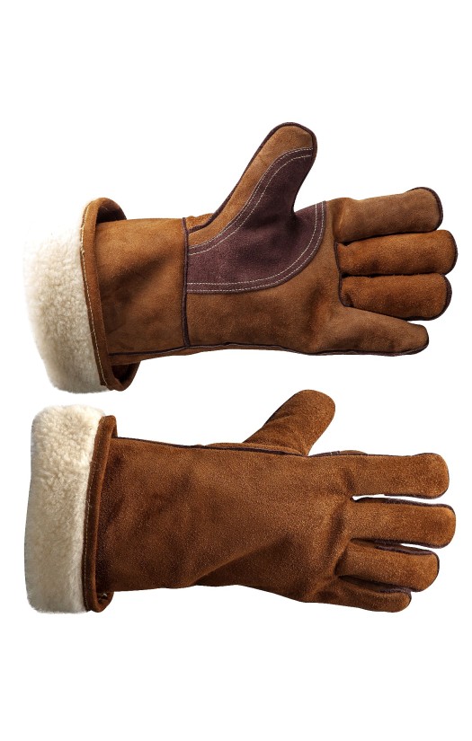 Перчатки-краги спилковые утепленные «Полар Гард»