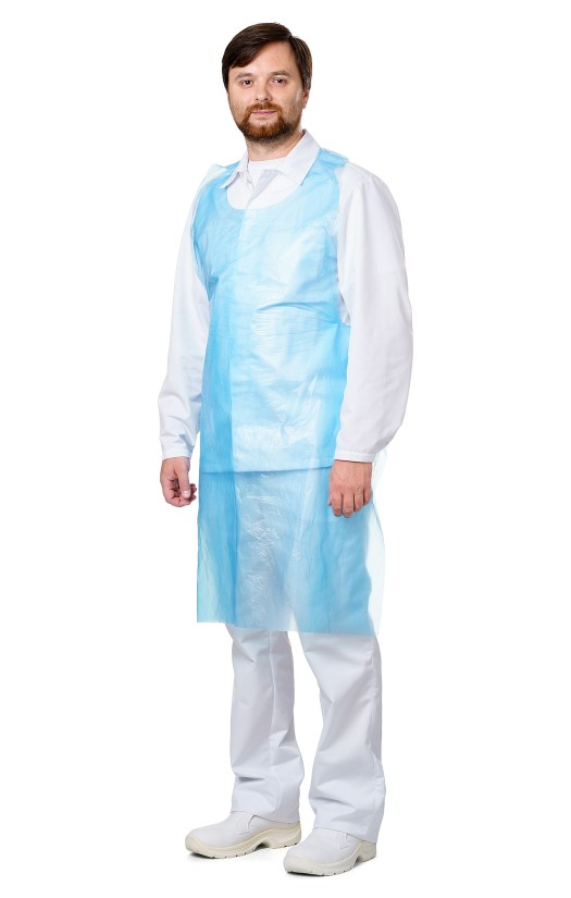 Фартук одноразовый голубой (RLN 4414)