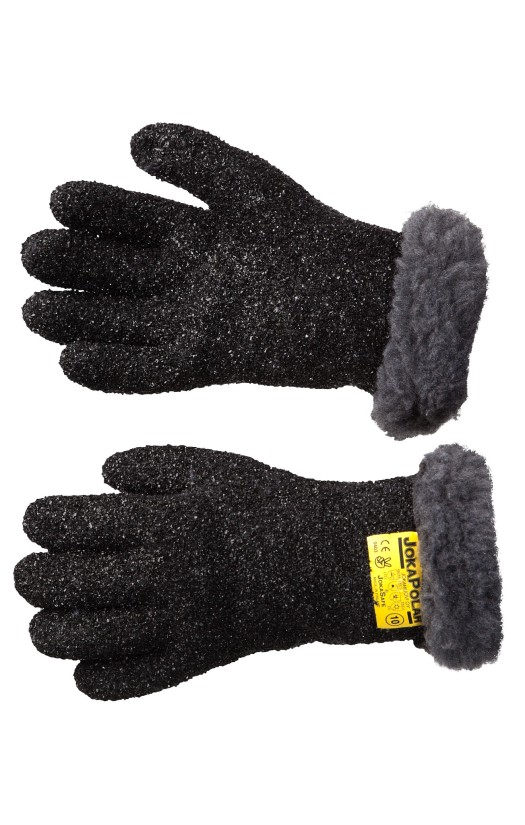 Перчатки JokaPolar (ЙокаПолар) с покрытием из ПВХ с крошкой, с утепленным вкладышем, морозостойкие