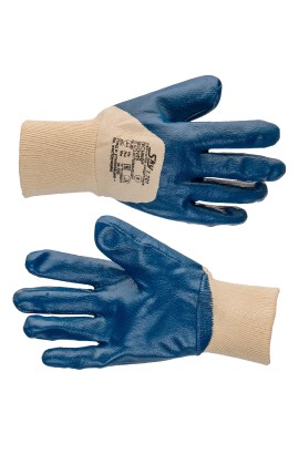 Перчатки защитные SKY (Скай) с частичным нитрильным покрытием