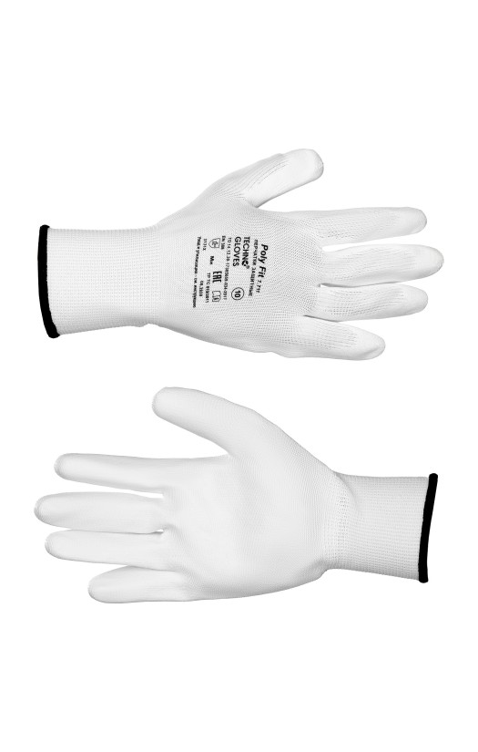 Перчатки защитные POLY FIT (Поли Фит) с частичным полиуретановым покрытием