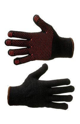 Перчатки трикотажные утепленные с&amp;nbsp;ПВХ-покрытием (плюшевое переплетение)