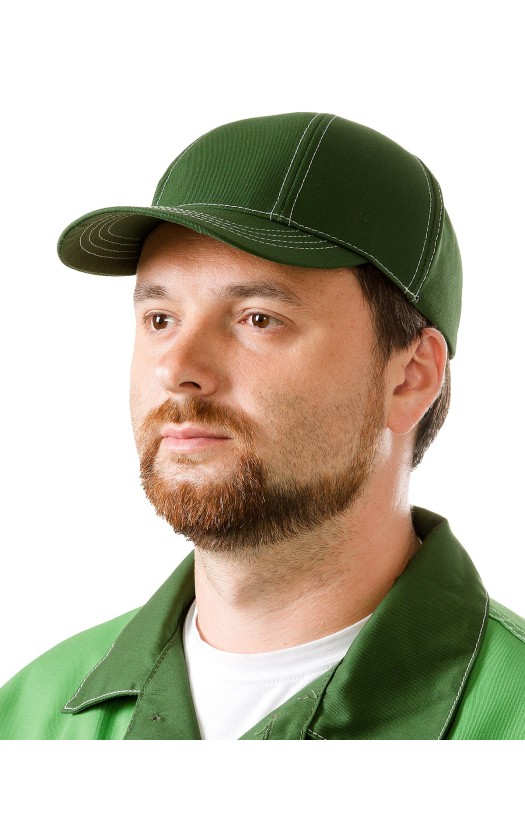 Кепи-бейсболка зеленая