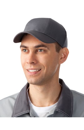 Кепи-бейсболка серая