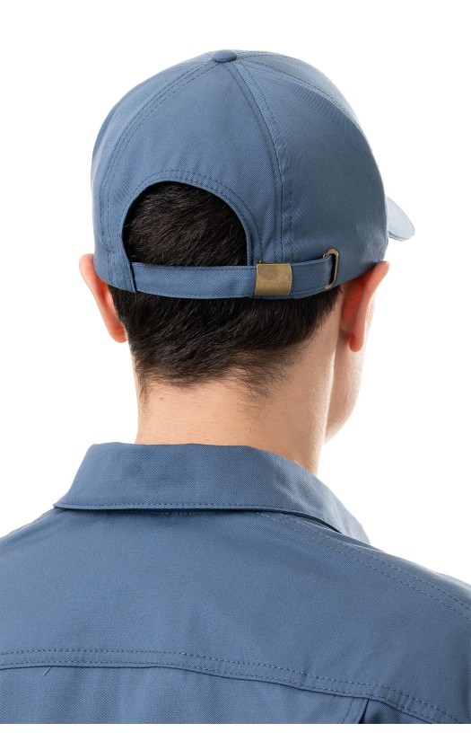 Кепи-бейсболка «Пилот» серо-синяя