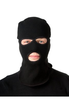 Шлем-маска трикотажный черный