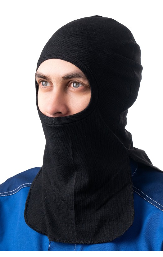 Подшлемник трикотажный хлопчатобумажный черный