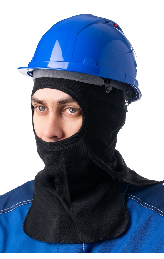 Подшлемник трикотажный хлопчатобумажный черный