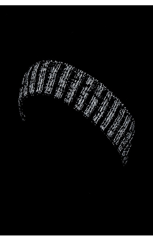 Шапка трикотажная с утеплителем Тинсулейт® с СВ-элементами синяя