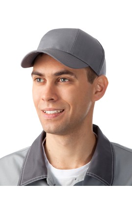 Кепи-бейсболка серая (импорт, ТР ТС 017/2011)