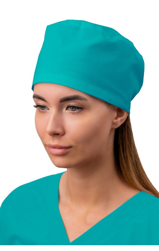 Шапочка цвета аквамарин