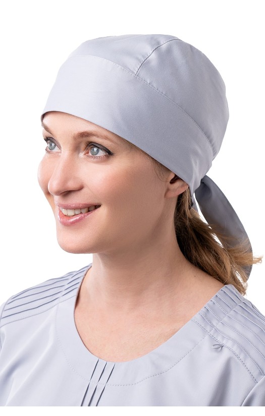 Бандана «Лотос» светло-серая