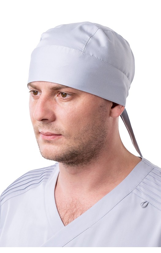 Бандана «Лотос» светло-серая