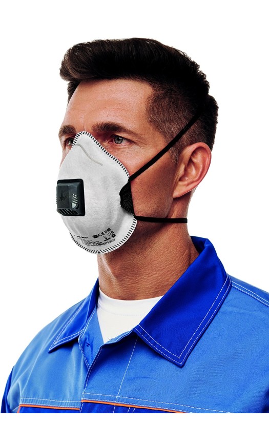 Полумаска фильтрующая (респиратор) противоаэрозольная RK 9025 с клапаном выдоха, с дополнительной защитой от органических газов и паров