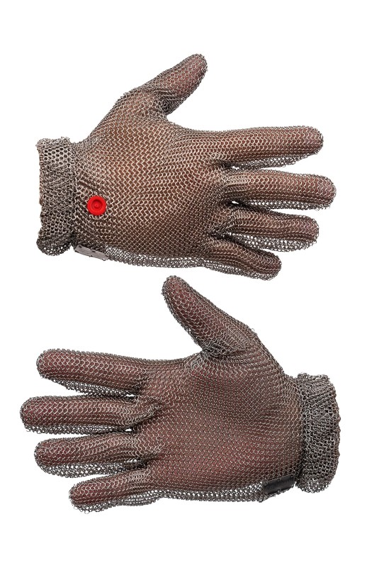 Перчатка кольчужная MANULATEX WILCO без манжеты, с пружиной из нержавеющей стали