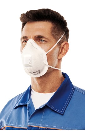 Полумаска фильтрующая (респиратор) противоаэрозольная (с клапаном выдоха) RK 9011