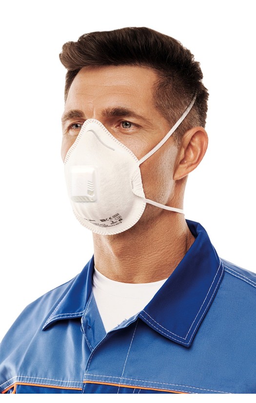 Полумаска фильтрующая (респиратор) противоаэрозольная (с клапаном выдоха) RK 9011