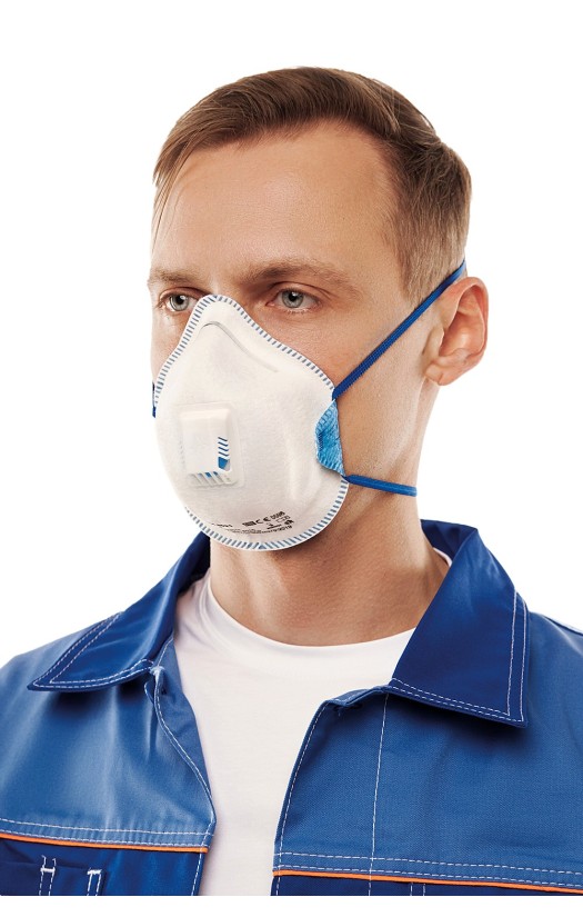 Полумаска фильтрующая (респиратор) противоаэрозольная (с клапаном выдоха) RK 9021