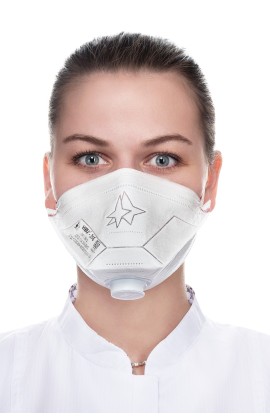 Полумаска фильтрующая (респиратор) медицинского назначения НЕВА®-316 с клапаном выдоха