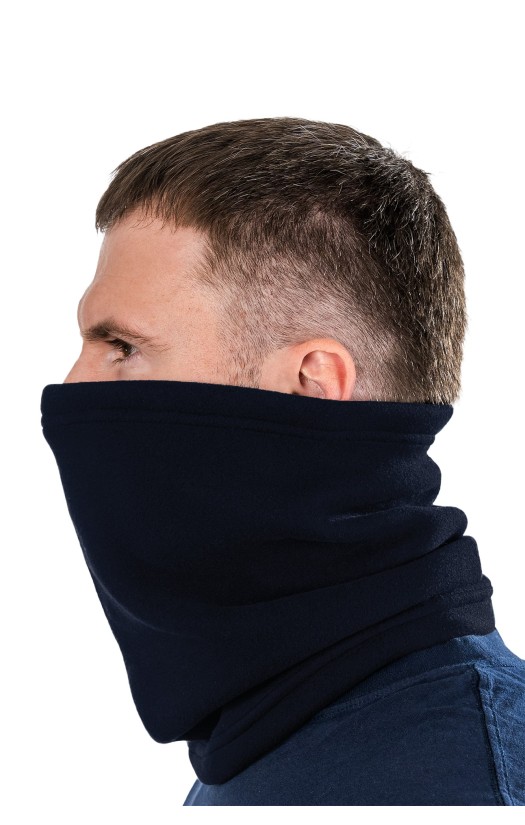 Снуд (шарф-труба) из антистатического флиса, темно-синий