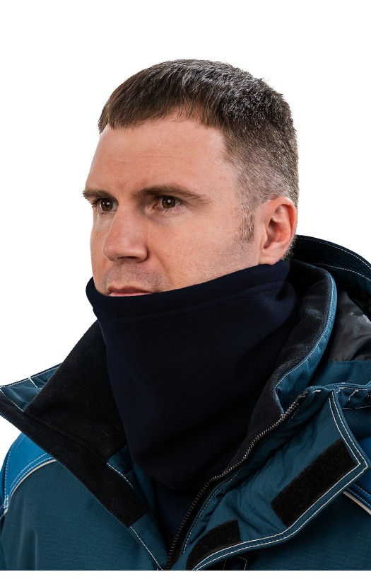 Снуд (шарф-труба) из антистатического флиса, темно-синий