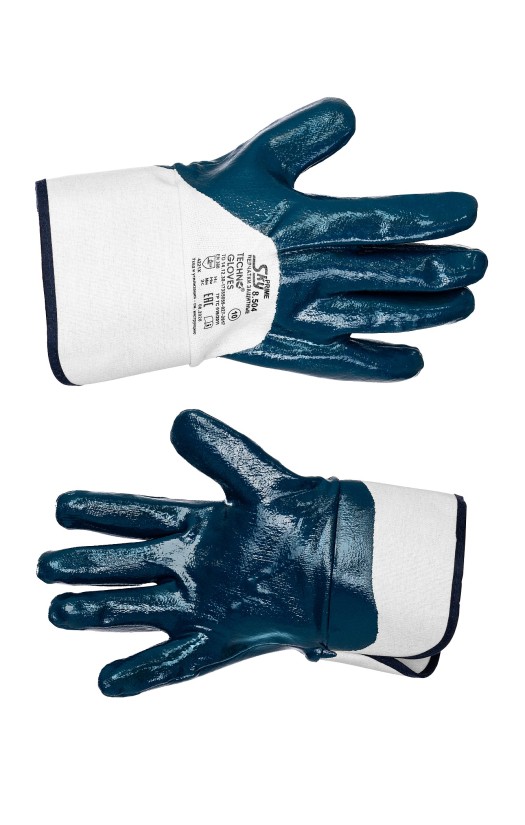 Перчатки-краги защитные SKY PRIME (Скай Прайм) с частичным нитрильным покрытием