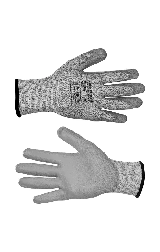 Перчатки защитные CUTLER PU (Катлер PU) от порезов, уровень 4