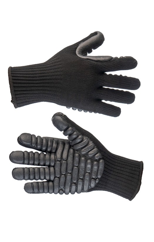 Перчатки виброзащитные Vibe 8.535 (Вайб) с рельефным латексным покрытием