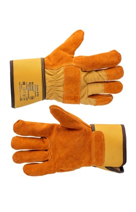 Перчатки KOTKA (Котка) утепленные на Тинсулейте, комбинированные со спилком КРС