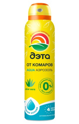 Аэрозоль-репеллент от комаров "ДЭТА АКВА" (AQUA) 150 мл