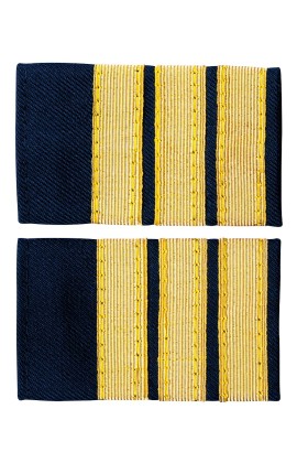 Погоны мягкие К9 (три средних галуна) синий