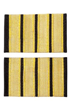 Погон мягкий К11 (четыре средних галуна) черный