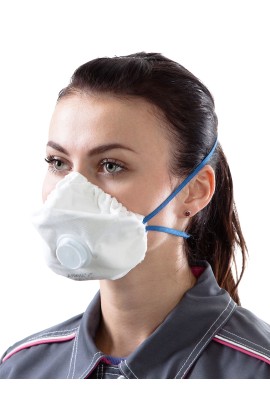 Полумаска фильтрующая (респиратор) противоаэрозольная «Алина-П» с клапаном выдоха