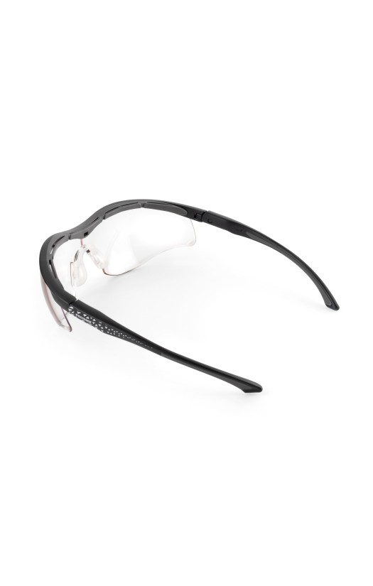 Очки защитные открытые О51 Стальной БАРС® СтронГлас (15114), фотохромная линза