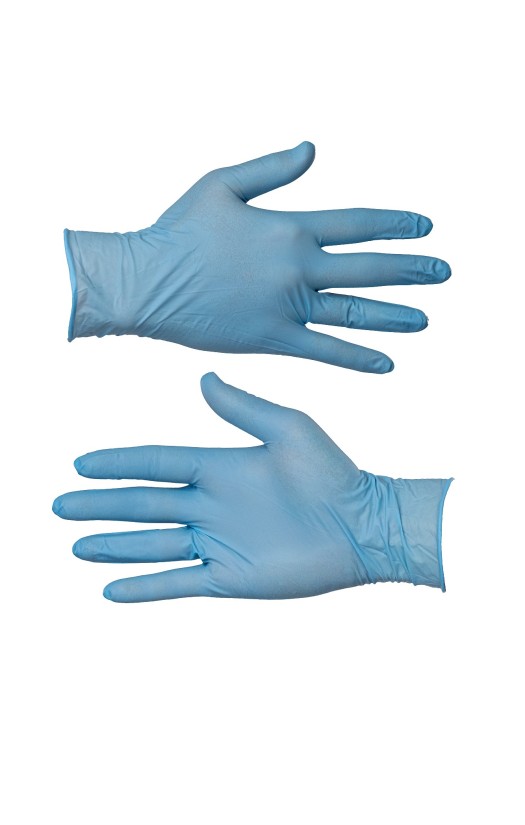 Перчатки защитные Gentle Touch (Джентл Тач) 50 пар голубые