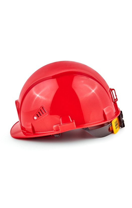 Каска "СОМЗ-55 ВИЗИОН RAPID" с храповиком красная