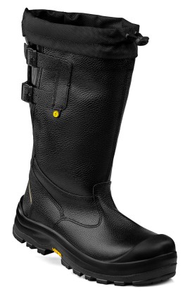 Сапоги кожаные «Айсгард» утепленные, с защитными носками из композитного материала и неметаллическими антипрокольными стельками (модель 5.764)