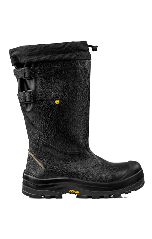 Сапоги кожаные «Айсгард» утепленные, с защитными носками из композитного материала и неметаллическими антипрокольными стельками (модель 5.764)