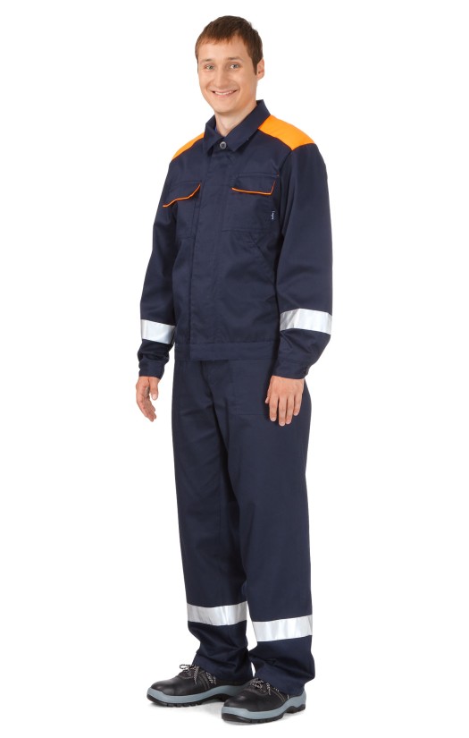 Костюм мужской летний «Энергия-2» со световозвращающими полосами
