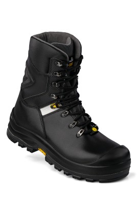 Ботинки кожаные «Айсгард Гор» с высокими берцами утепленные, с защитными носками из композитного материала и неметаллическими антипрокольными стельками (модель 5.767)
