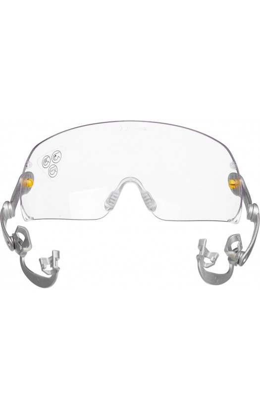 Очки защитные Delta Plus FUEGO открытые с креплением на каску