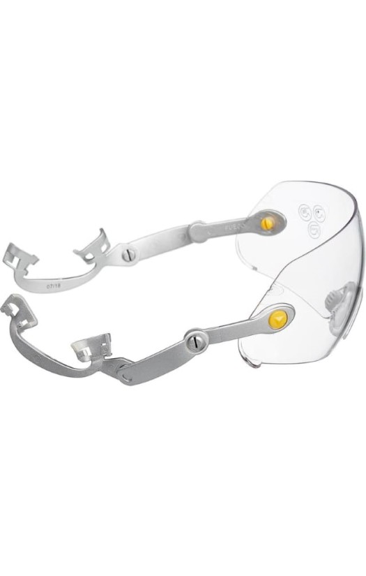 Очки защитные Delta Plus FUEGO открытые с креплением на каску