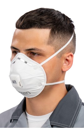 Полумаска фильтрующая MFA, модель KZ-301 (класс защиты FFP3 NR D) с клапаном выдоха