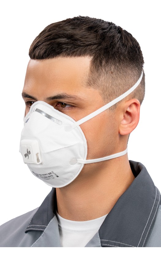 Полумаска фильтрующая MFA, модель KZ-101 (класс защиты FFP1 NR D) с клапаном выдоха