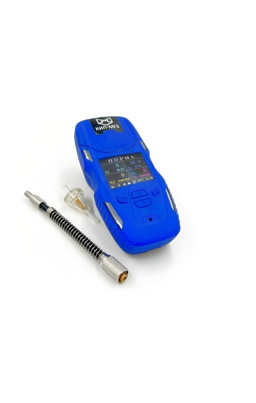 Многоканальный портативный газоанализатор КИП-МГ5 со встроенным насосом (CH4, CO, H2S, O2)